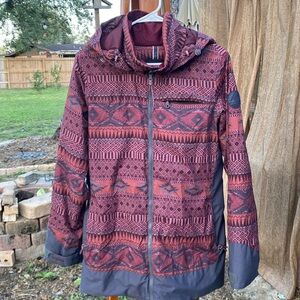 Women's Burton Lelah Jacket Aztec print size medium